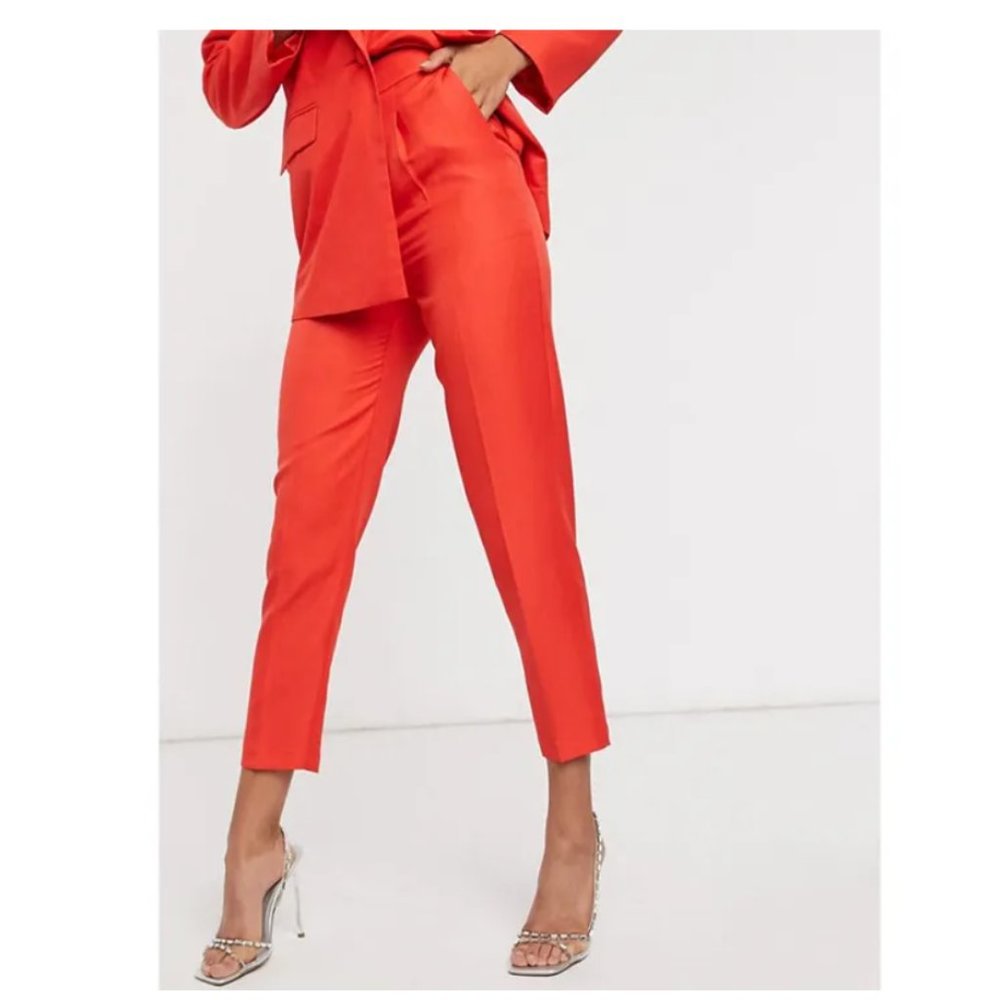 M&S Collection Red cropped pants